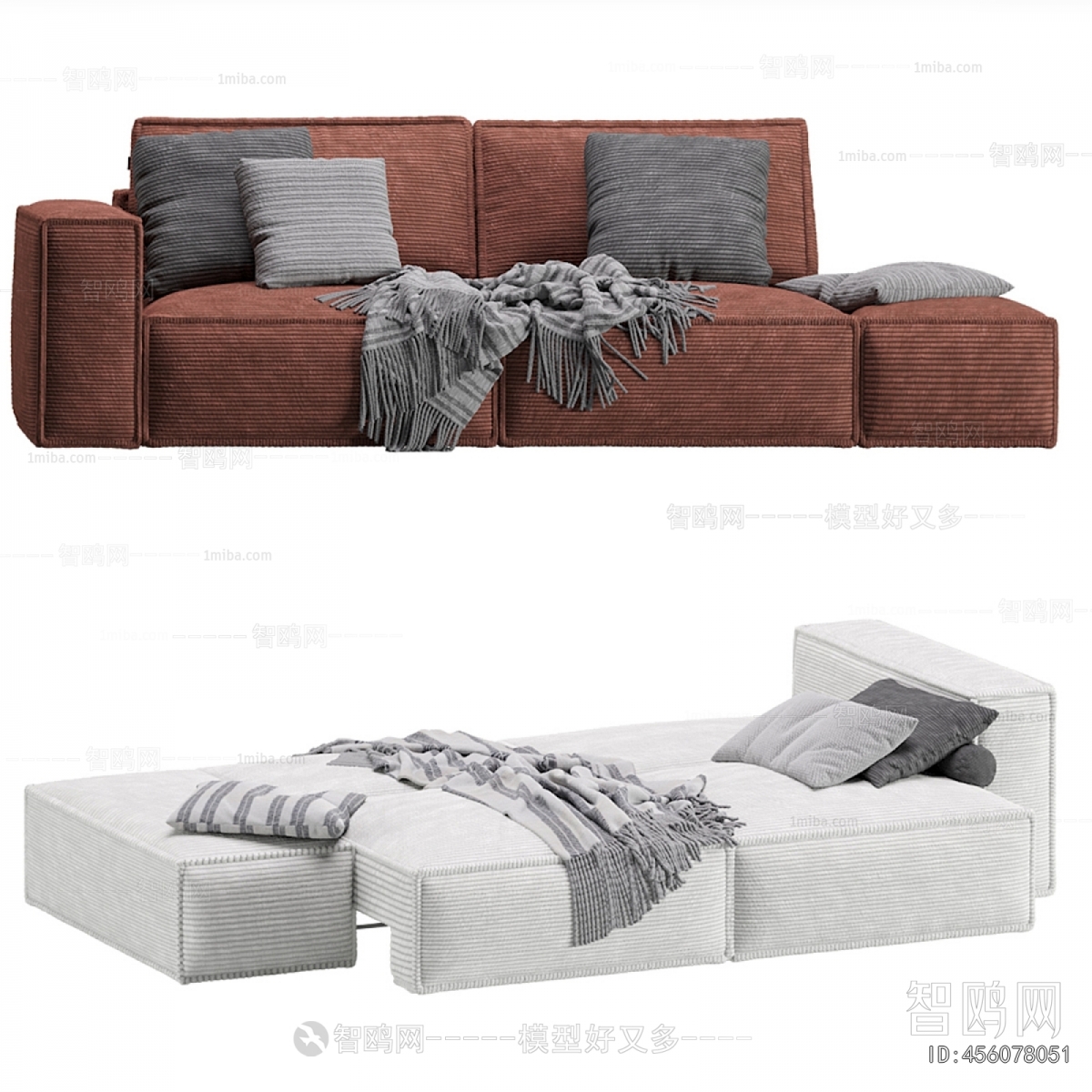 Modern Three-seat Sofa