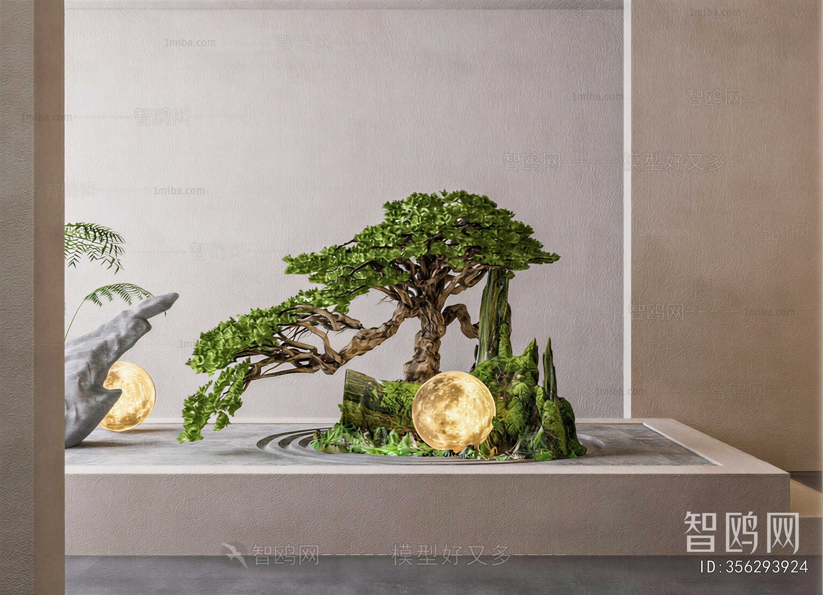 New Chinese Style Plant Landscaping