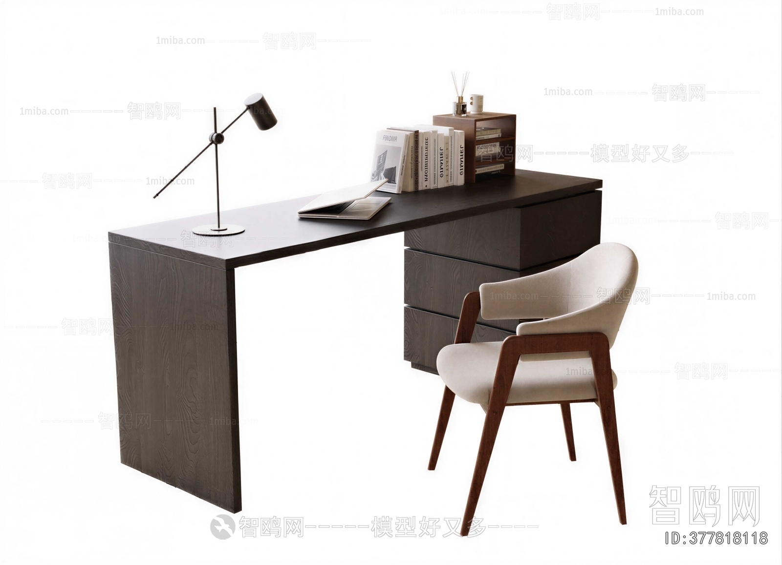 Nordic Style Computer Desk And Chair