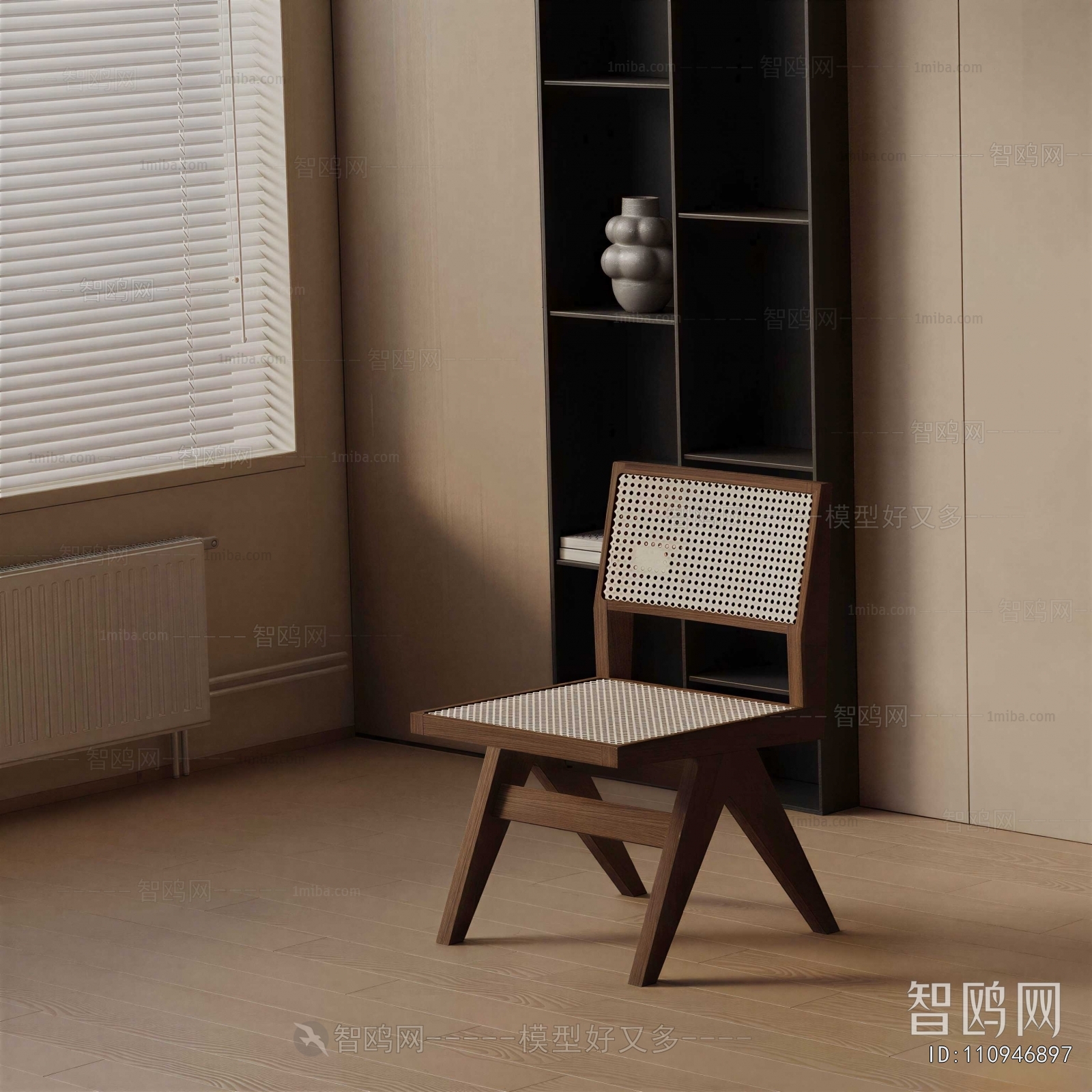 Wabi-sabi Style Lounge Chair