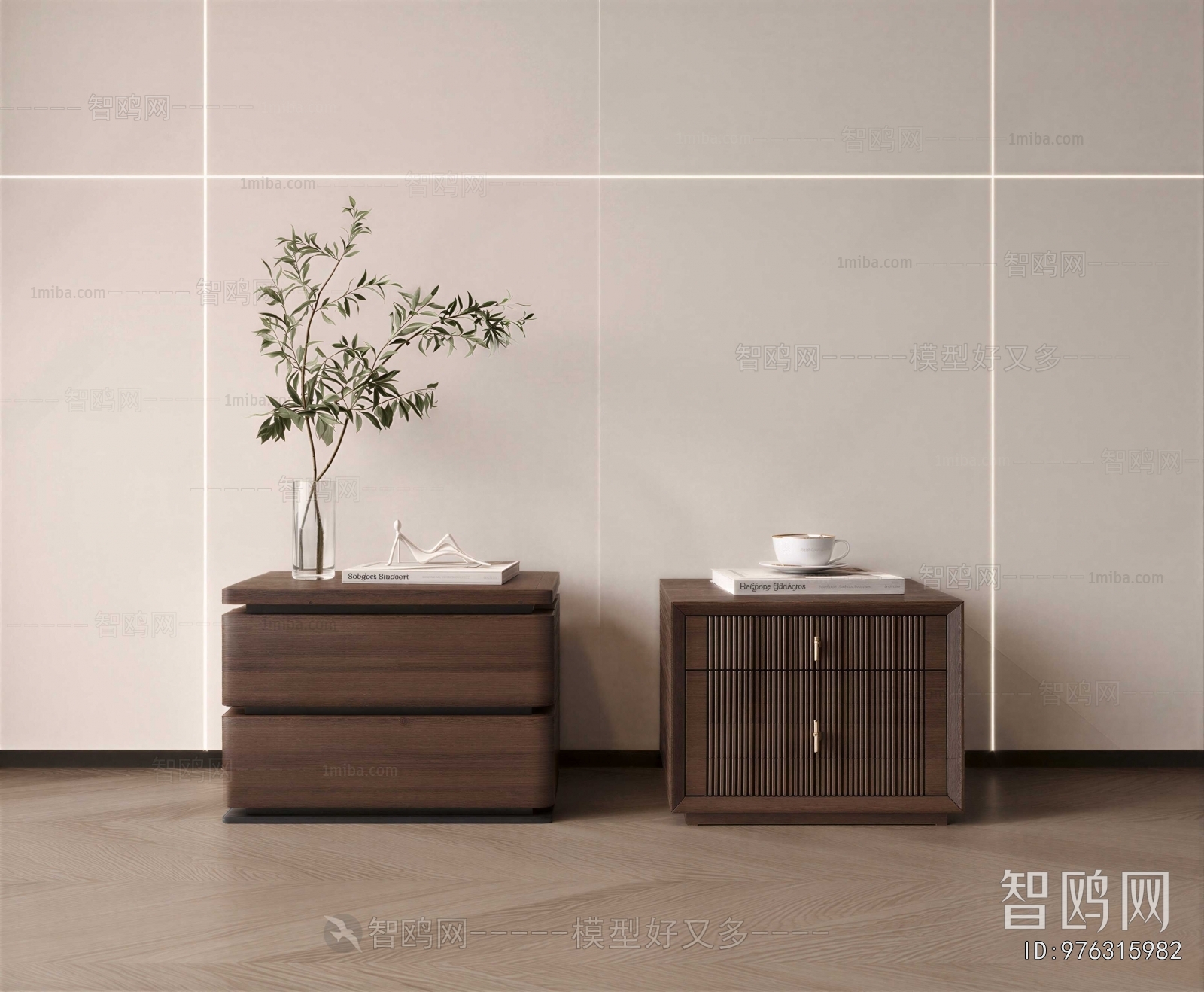 Modern Bedside Cupboard