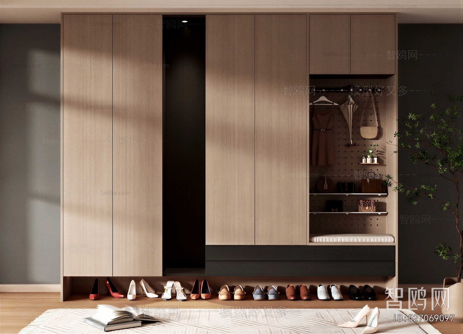 Modern Shoe Cabinet