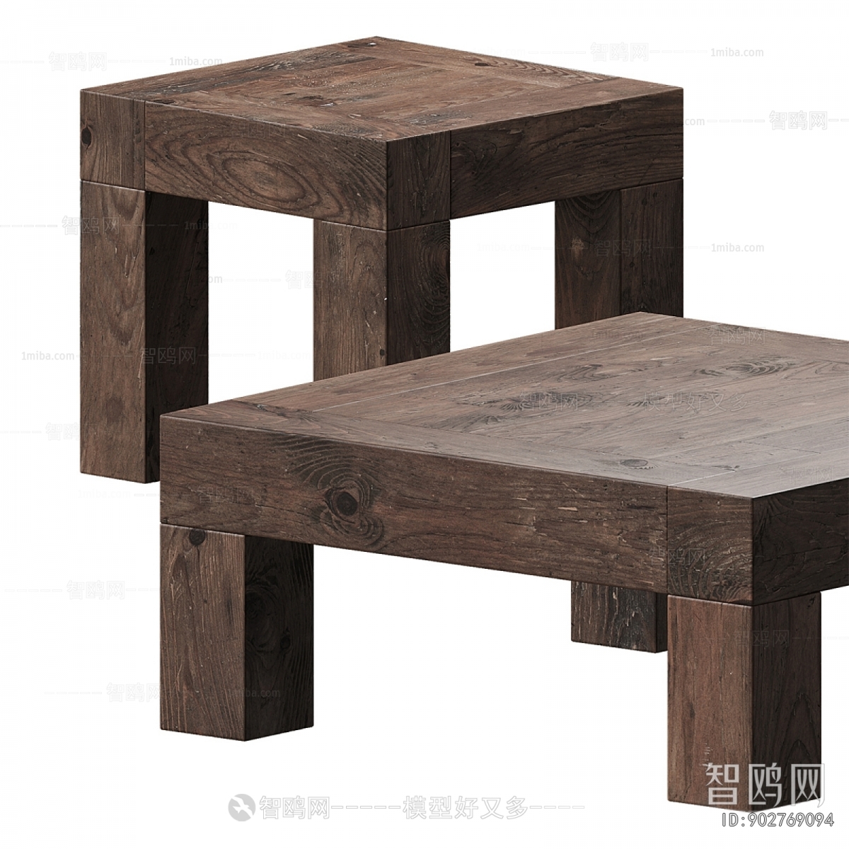 Wabi-sabi Style Coffee Table