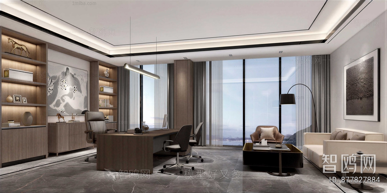 Modern Manager's Office