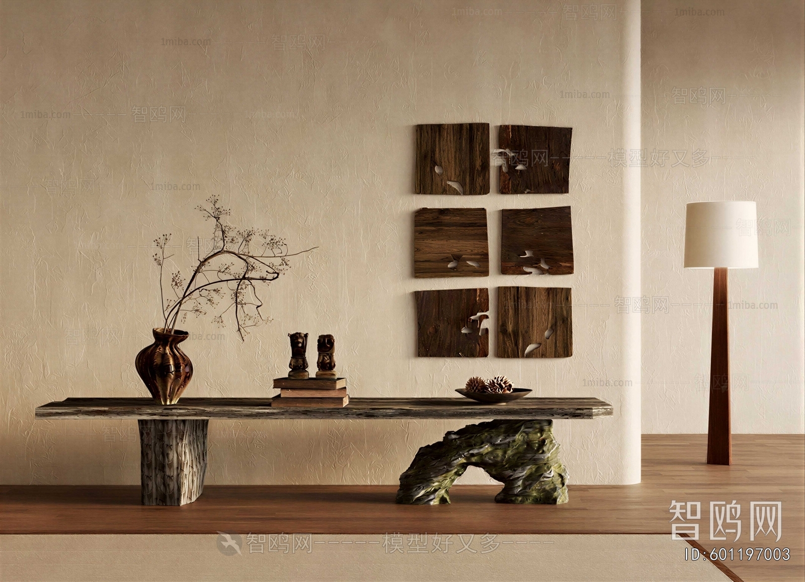 Wabi-sabi Style Console