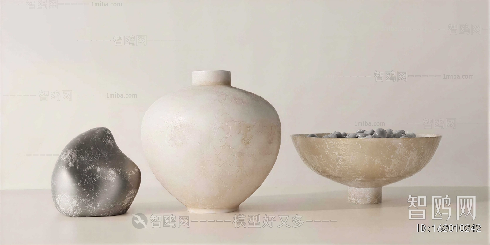 Wabi-sabi Style Clay Pot