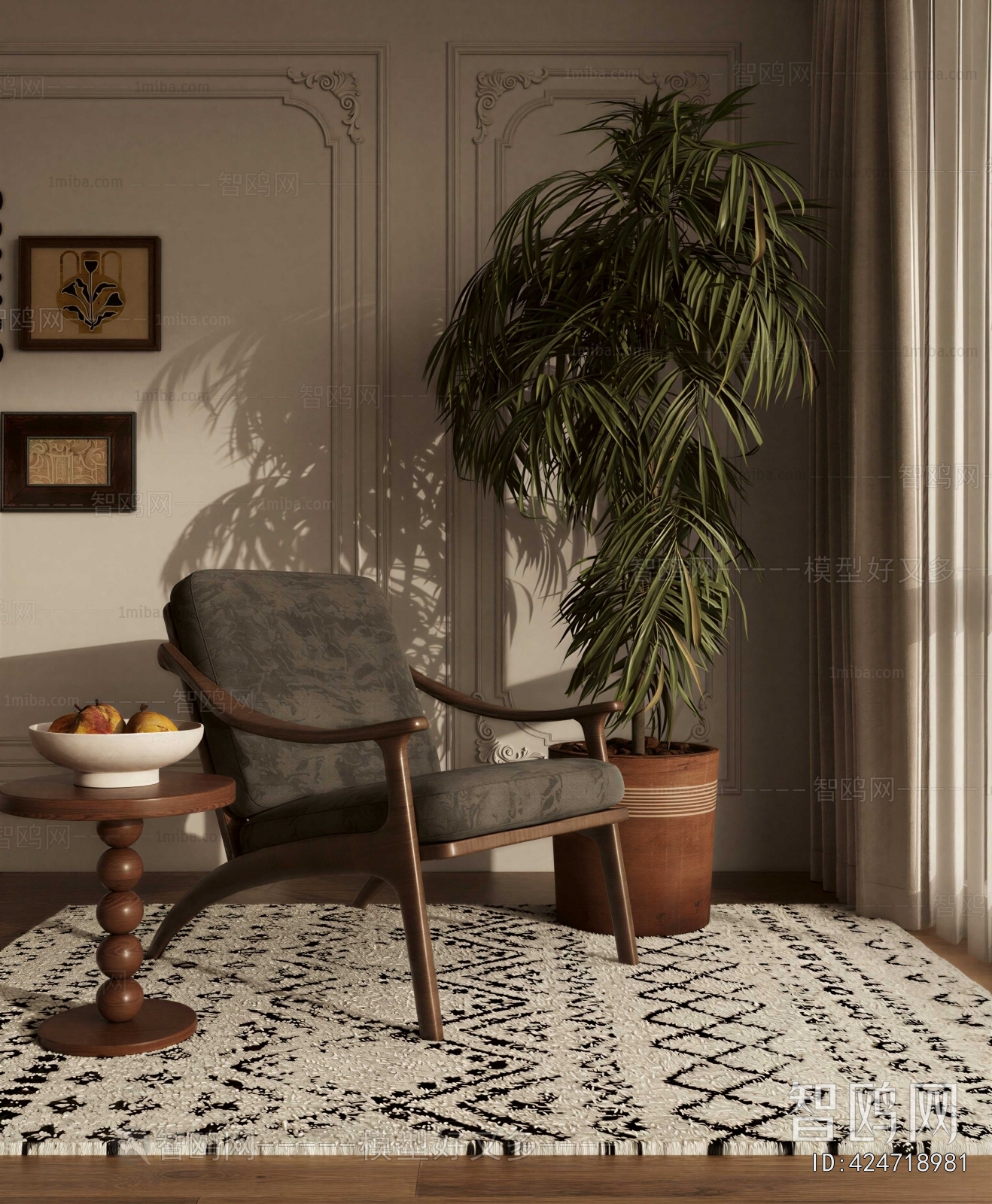 French Style Lounge Chair