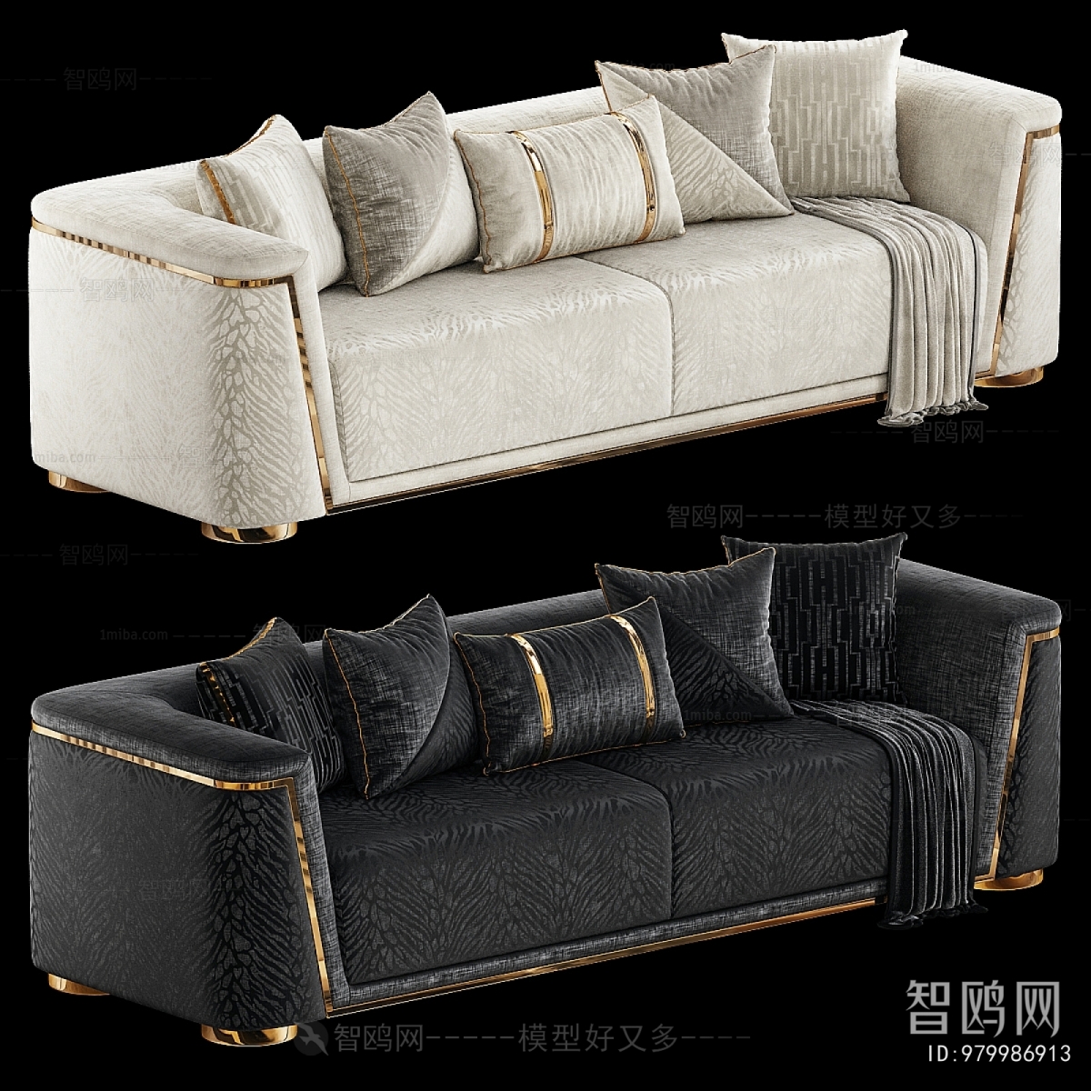 Modern Three-seat Sofa