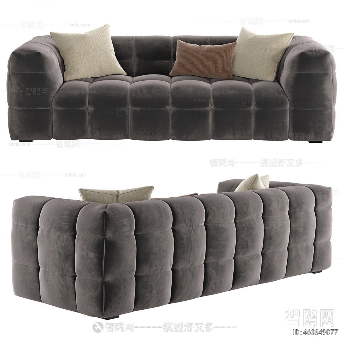 Modern Three-seat Sofa
