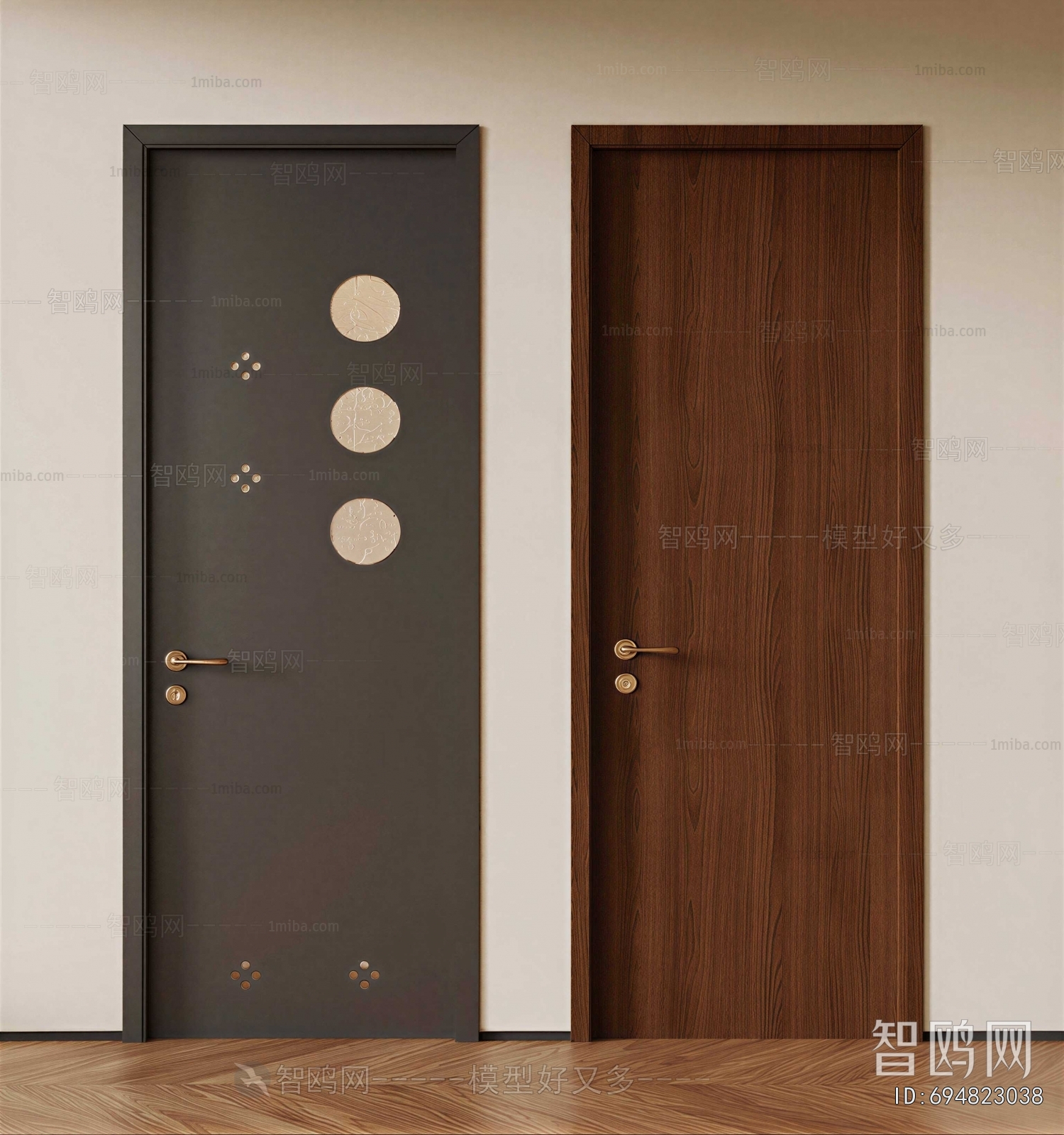 Modern Single Door