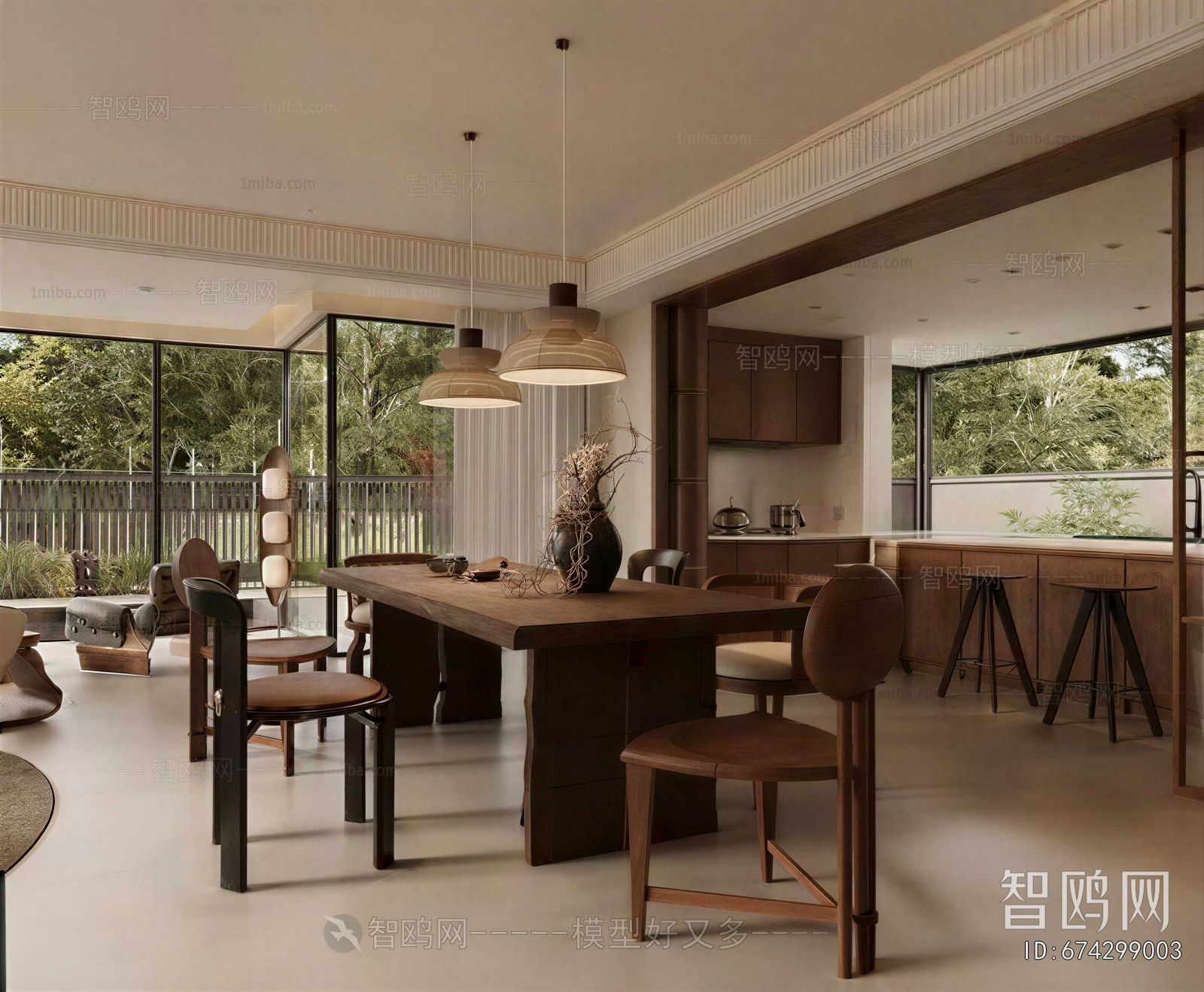 Retro Style Dining Room