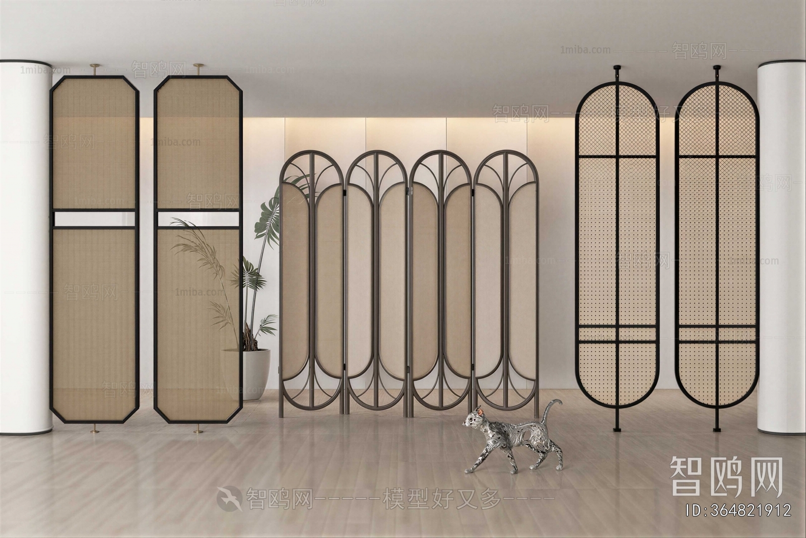 Wabi-sabi Style Partition