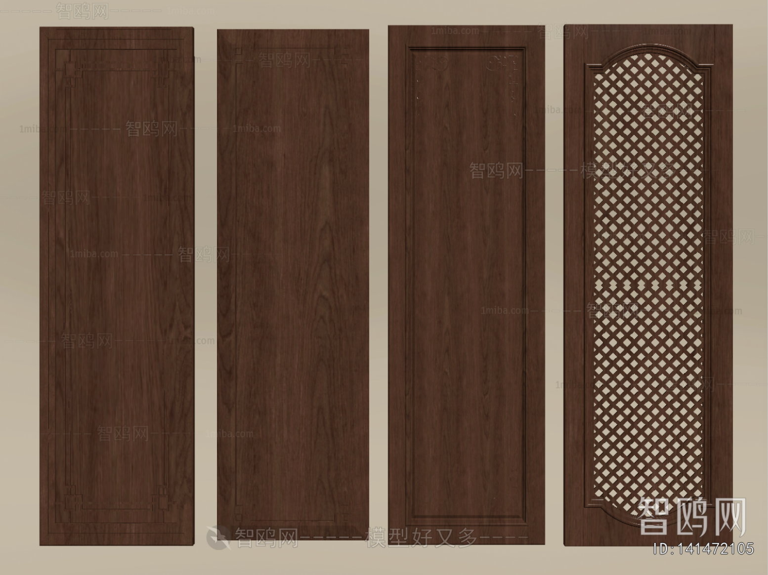 New Chinese Style Door Panel