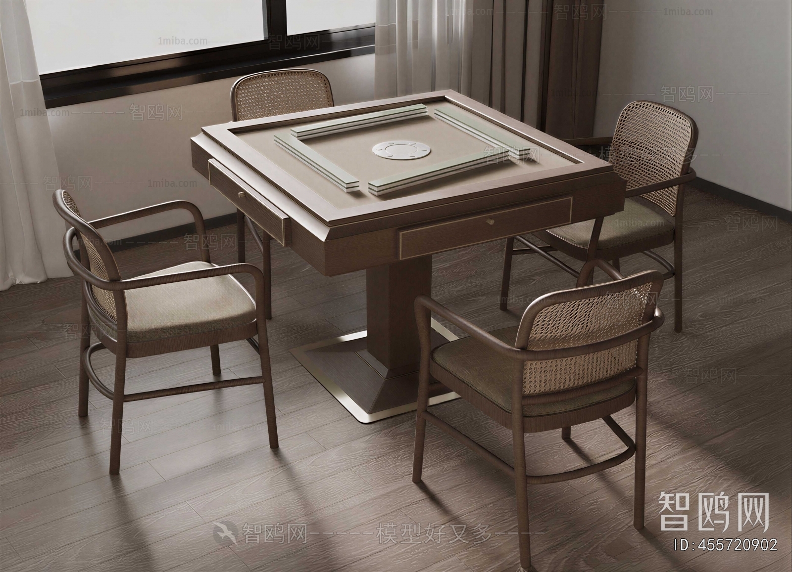Modern Mahjong Tables And Chairs