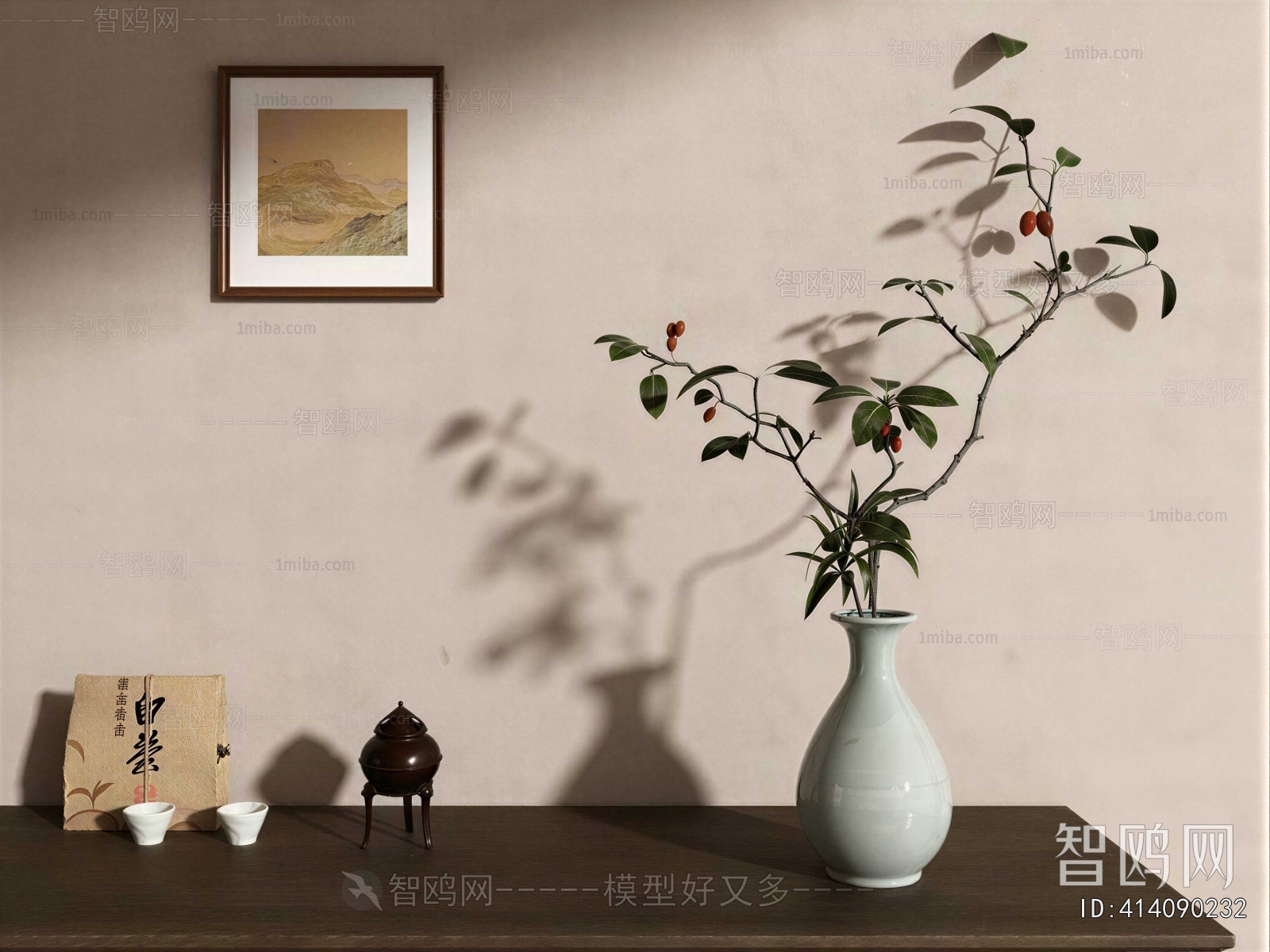 New Chinese Style Flower Arrangement