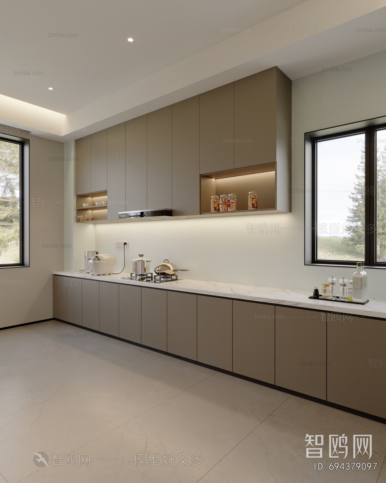 Modern Open Kitchen
