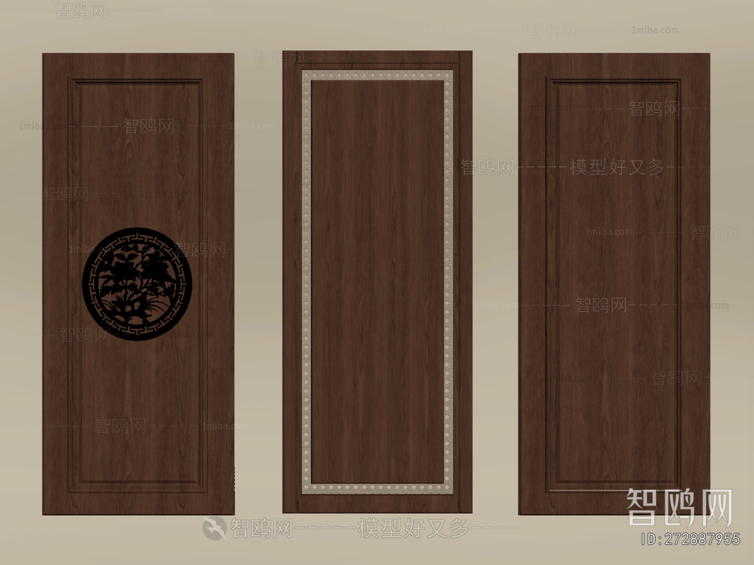 New Chinese Style Door Panel