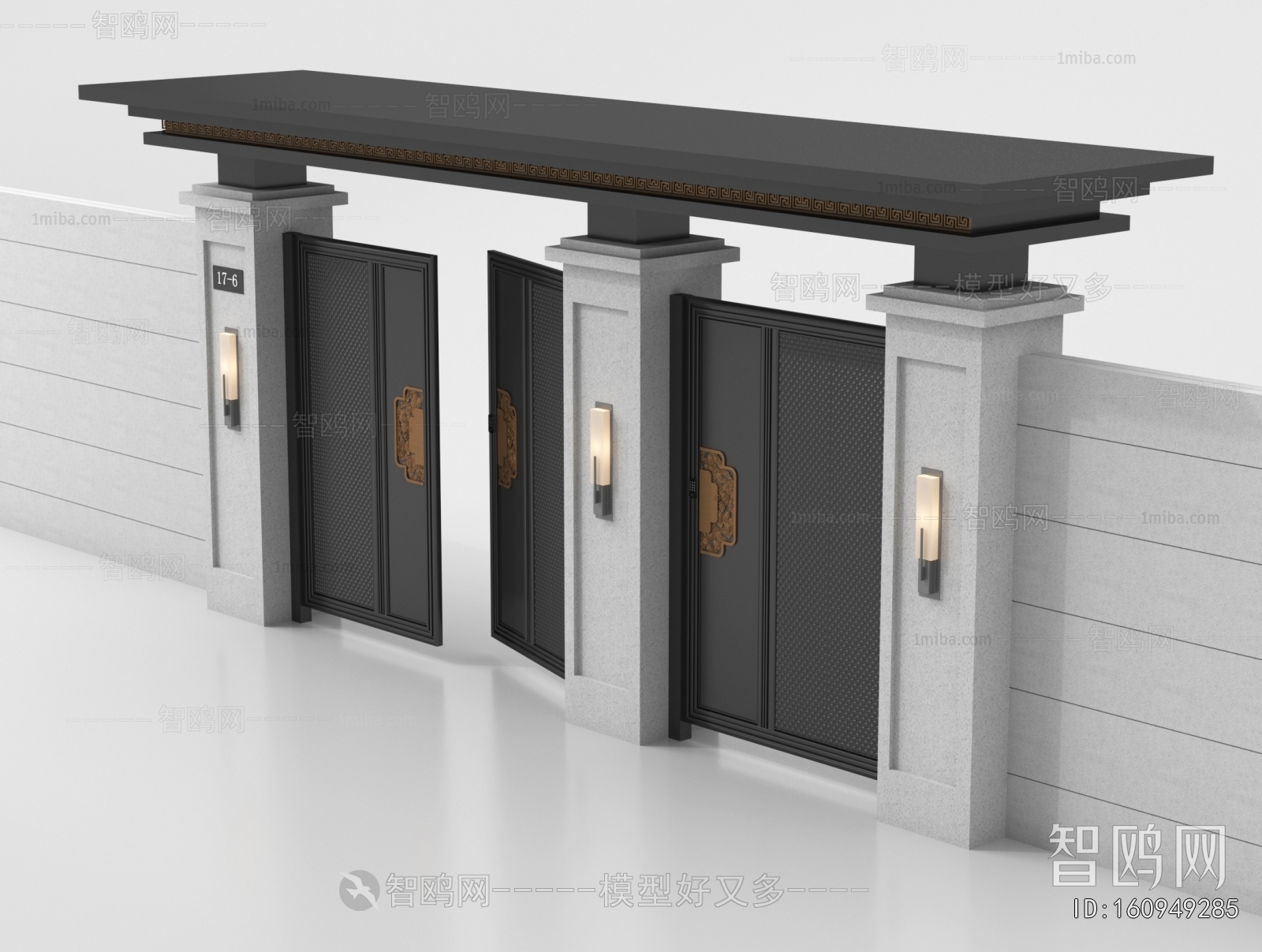New Chinese Style Gate