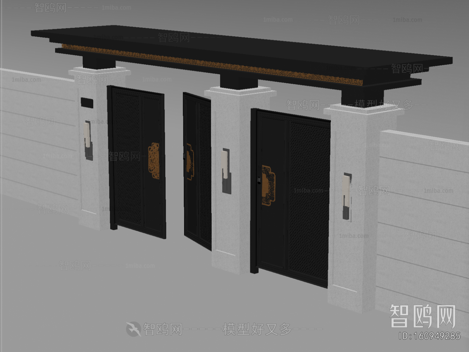 New Chinese Style Gate