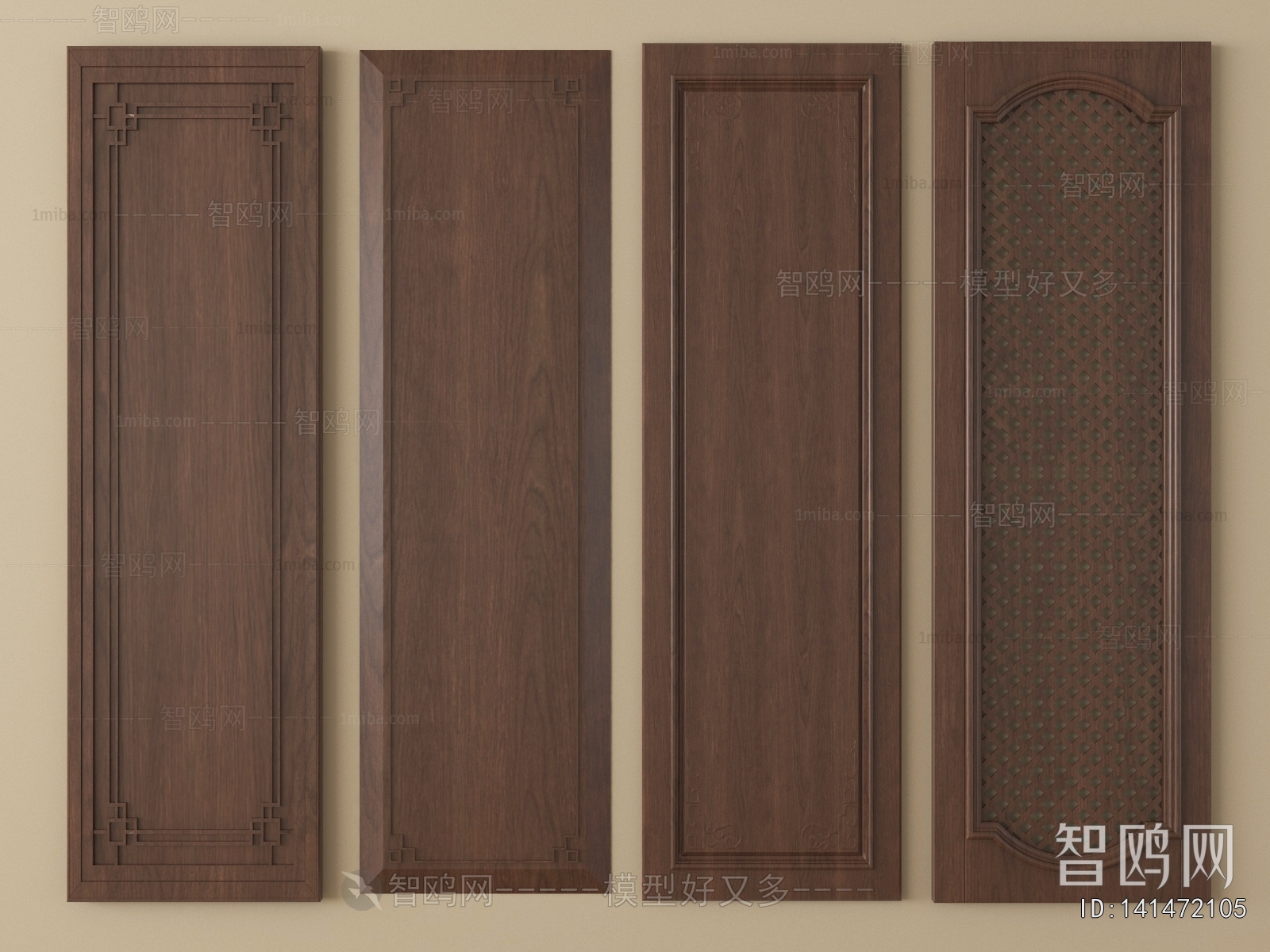 New Chinese Style Door Panel