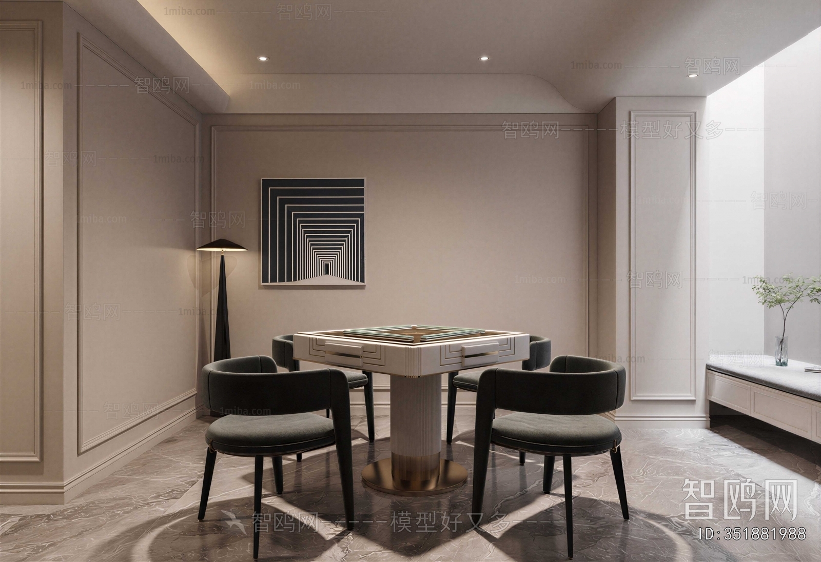 Modern Chess And Card Room