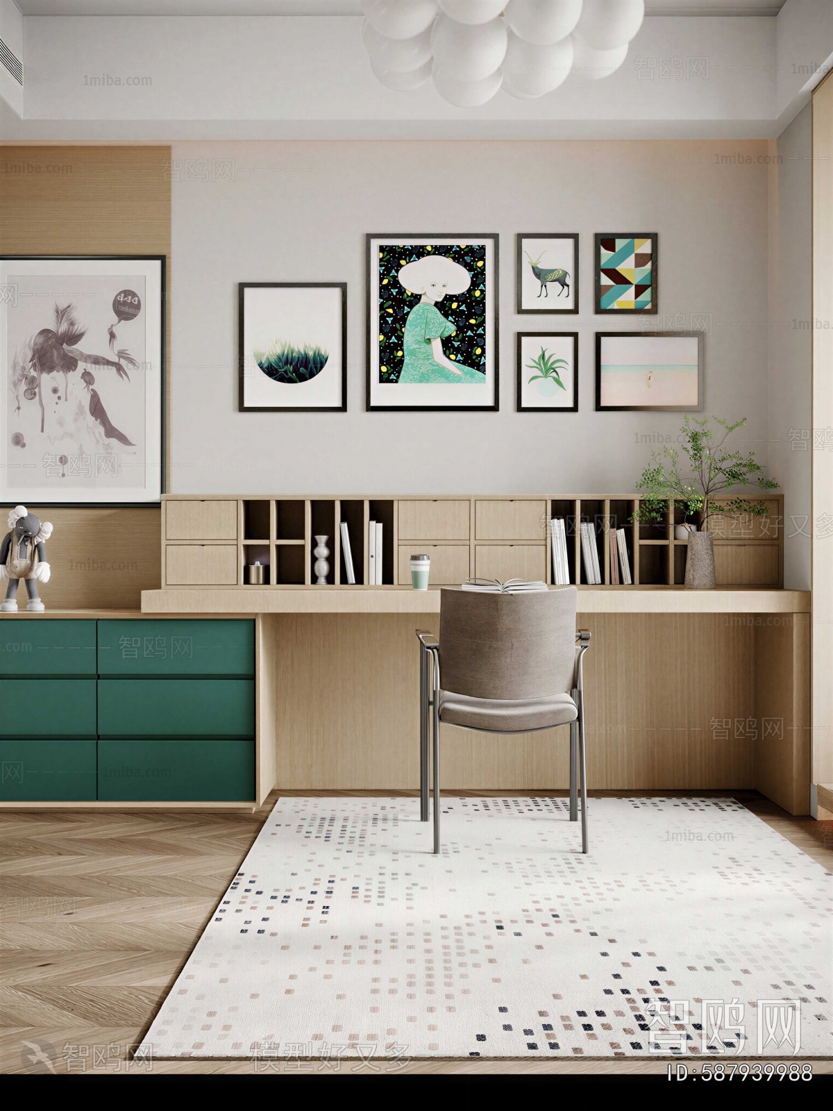 Modern Computer Desk And Chair