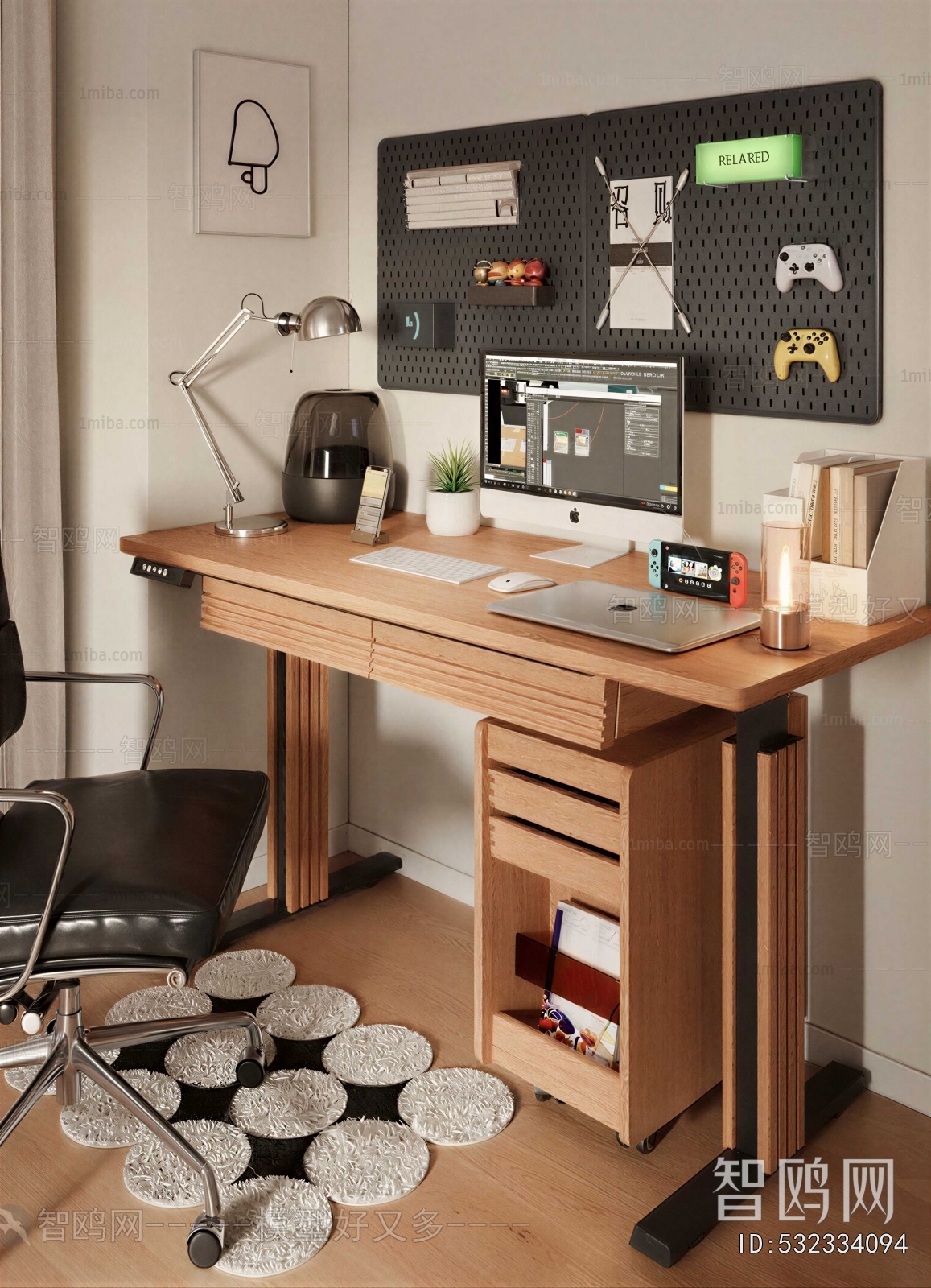 Modern Computer Desk And Chair