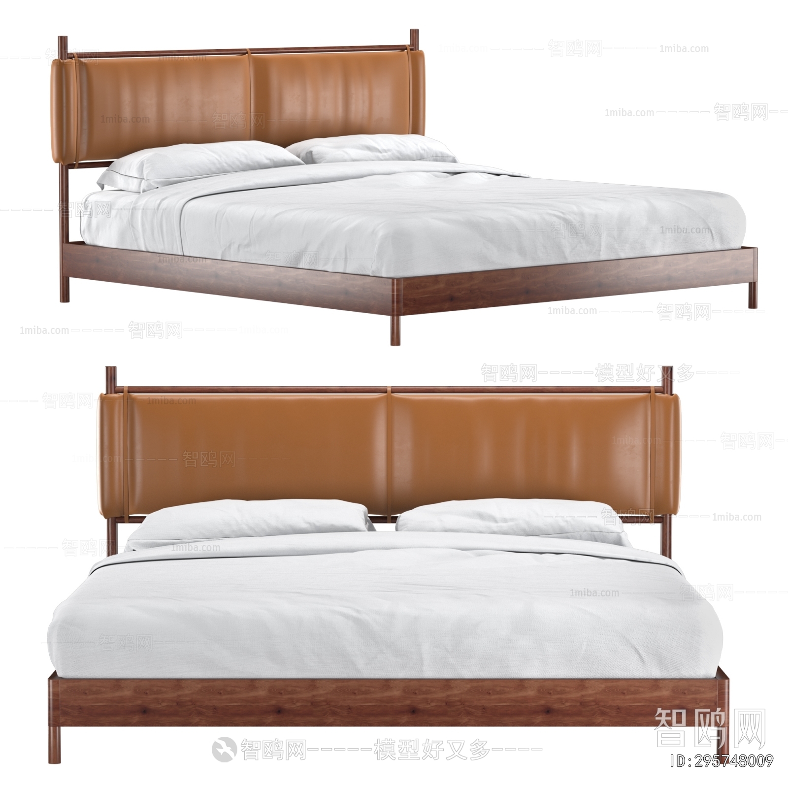 Modern Nordic Style Double Bed