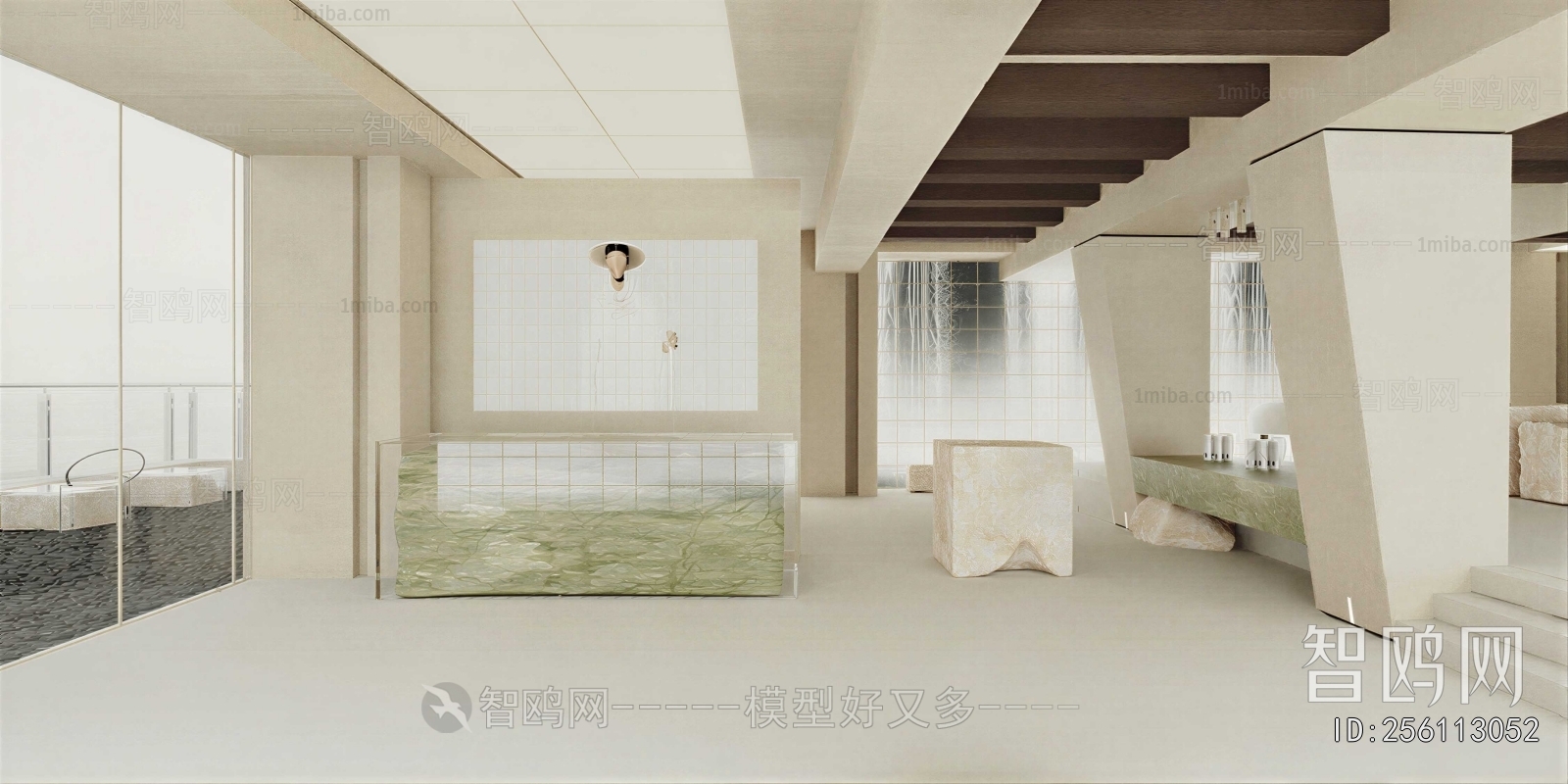 Modern Office Reception Desk