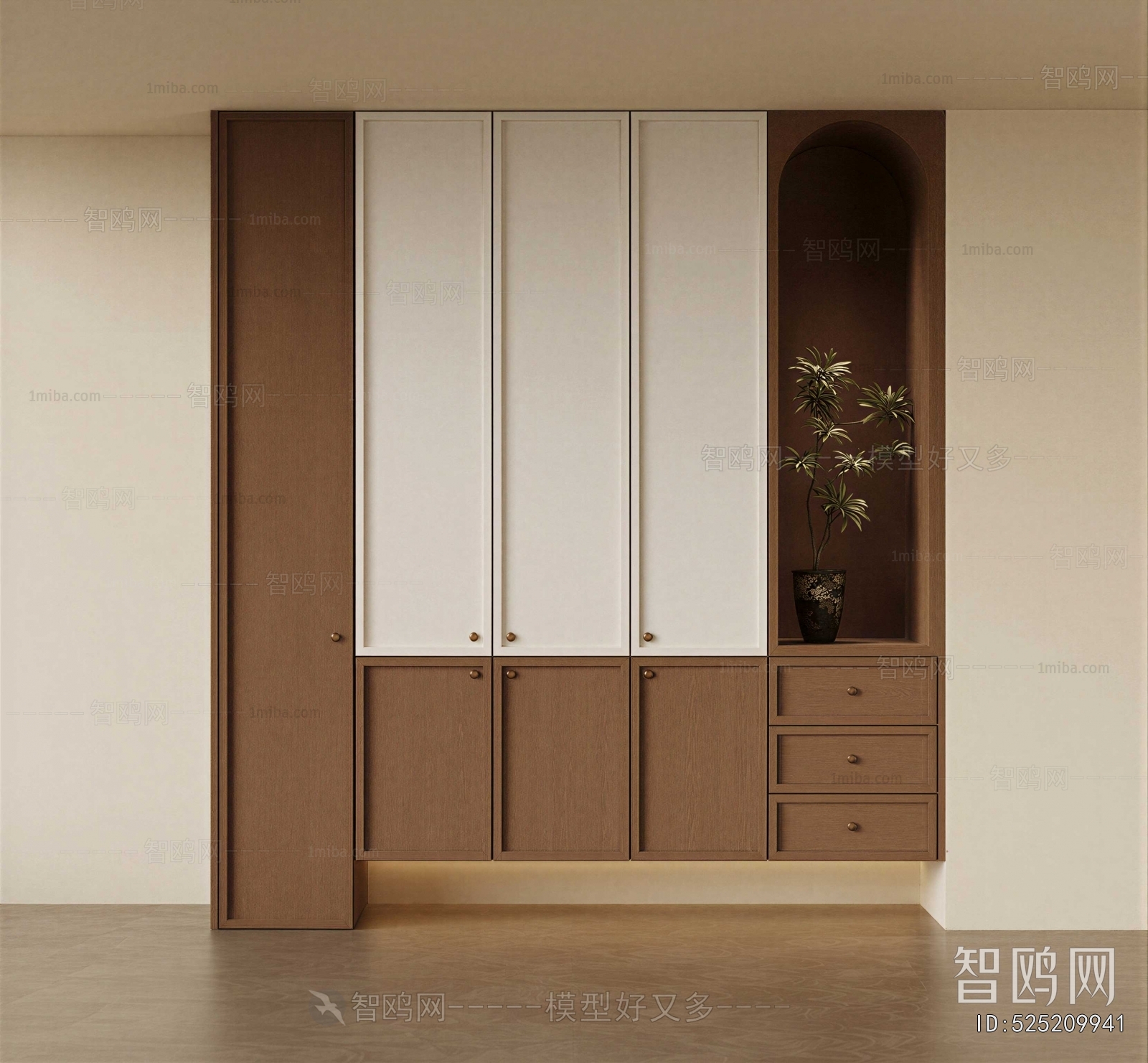 French Style Shoe Cabinet