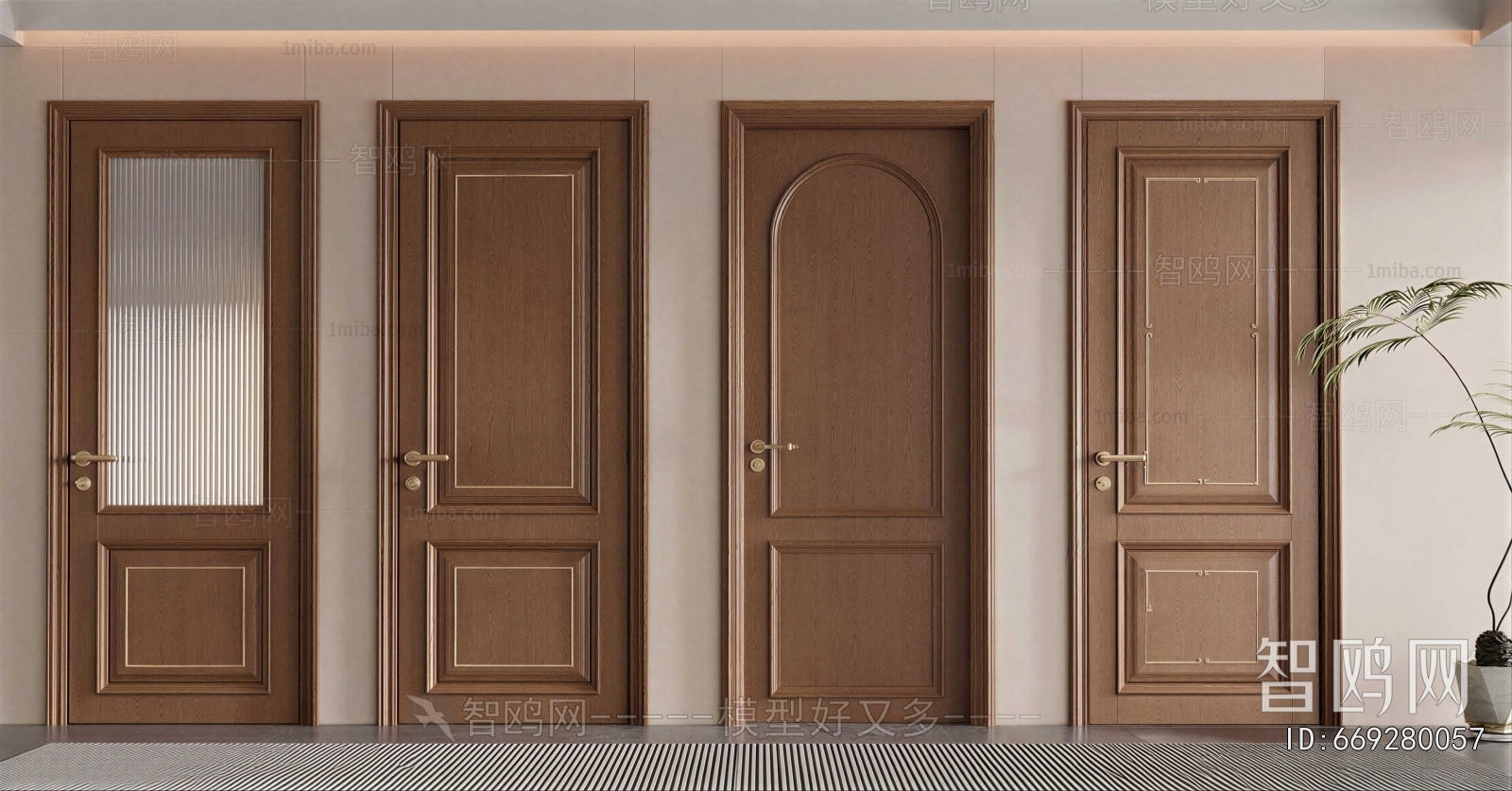 French Style Single Door