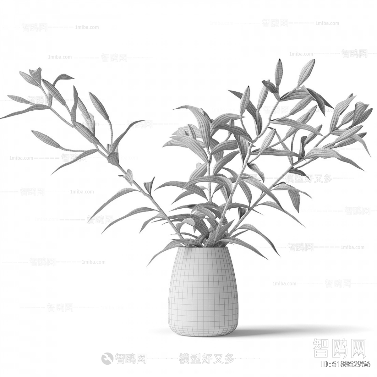 Modern Aquatic Green Plant