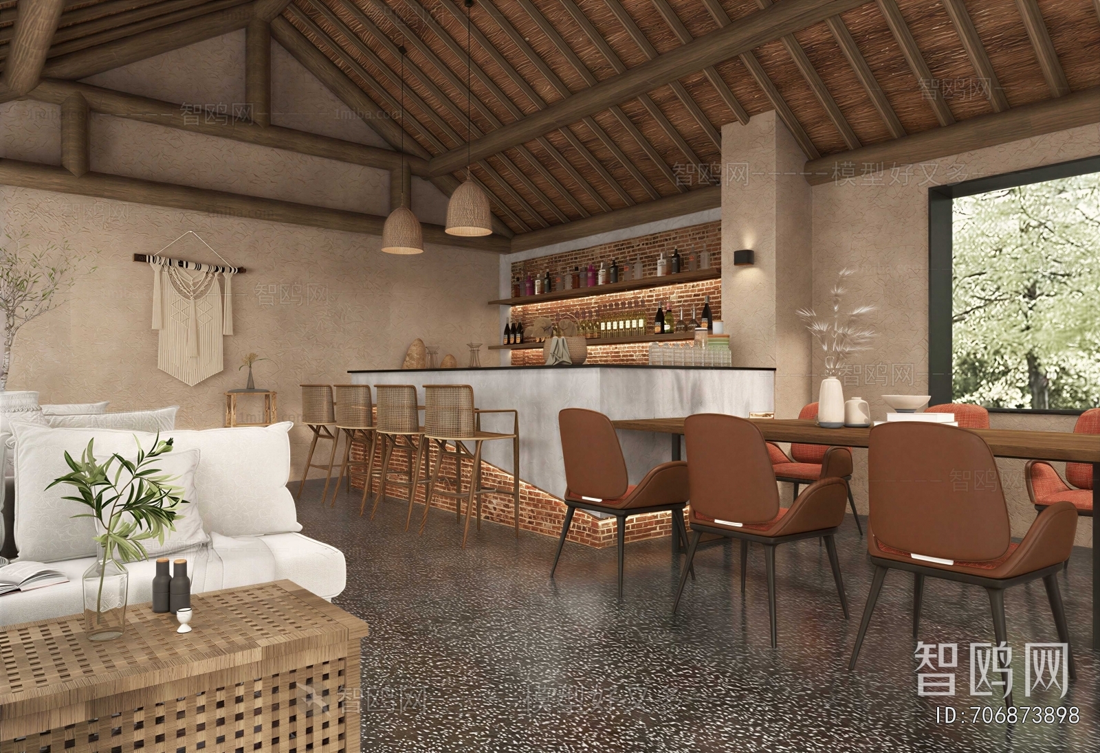 Wabi-sabi Style Restaurant