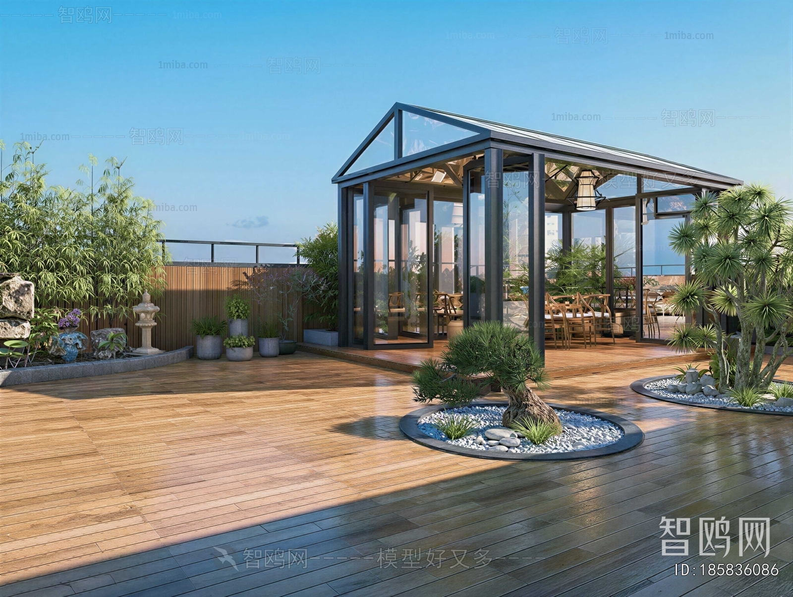 New Chinese Style Terrace