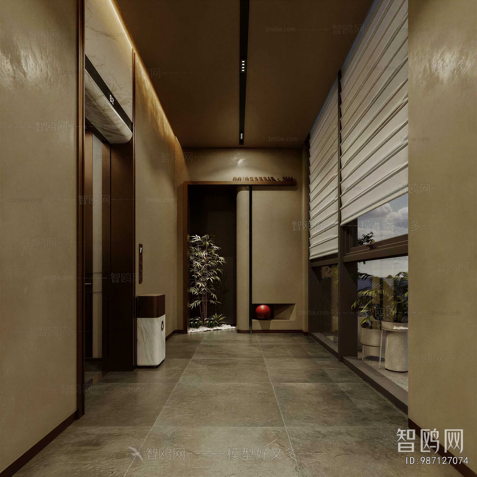 Modern Elevator Hall