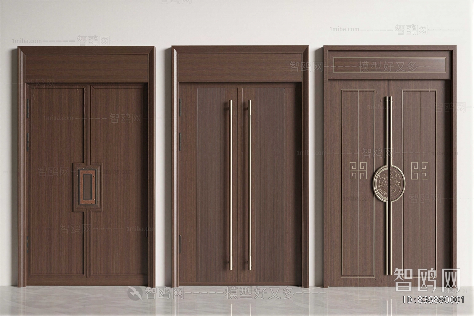 New Chinese Style Double Door