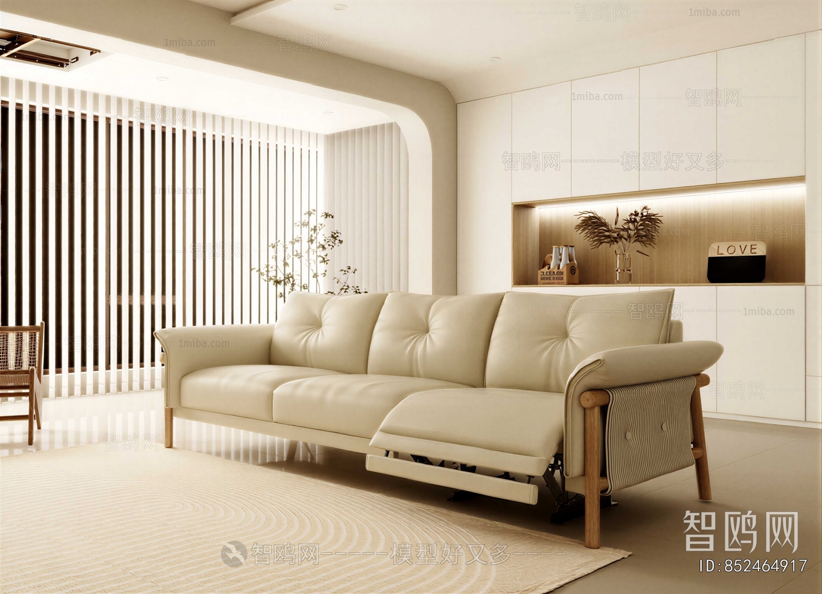 Modern Three-seat Sofa