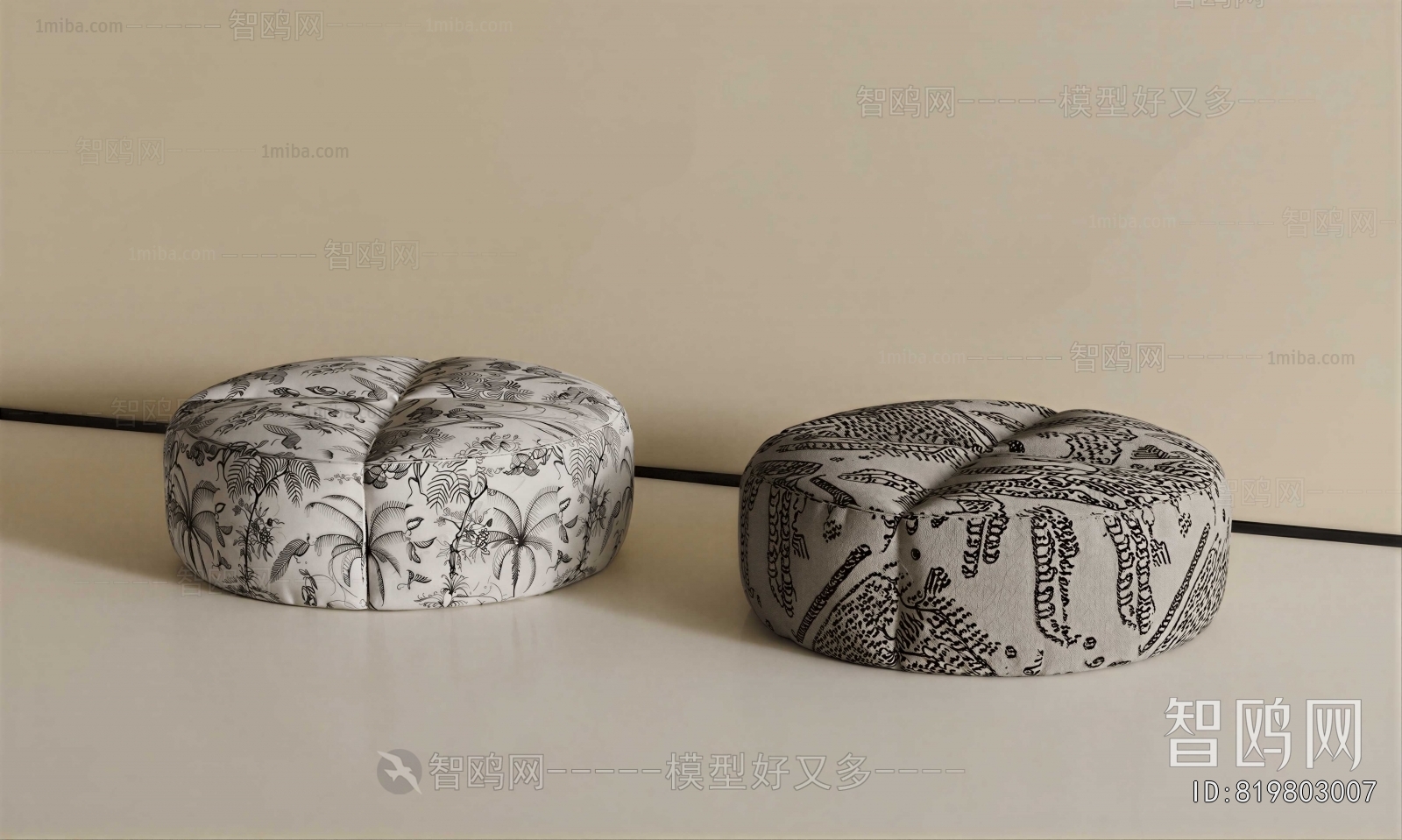 French Style Sofa Stool