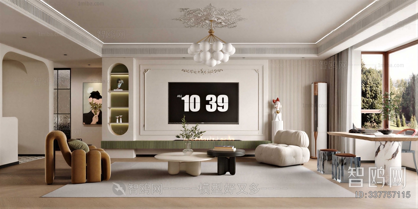 French Style A Living Room