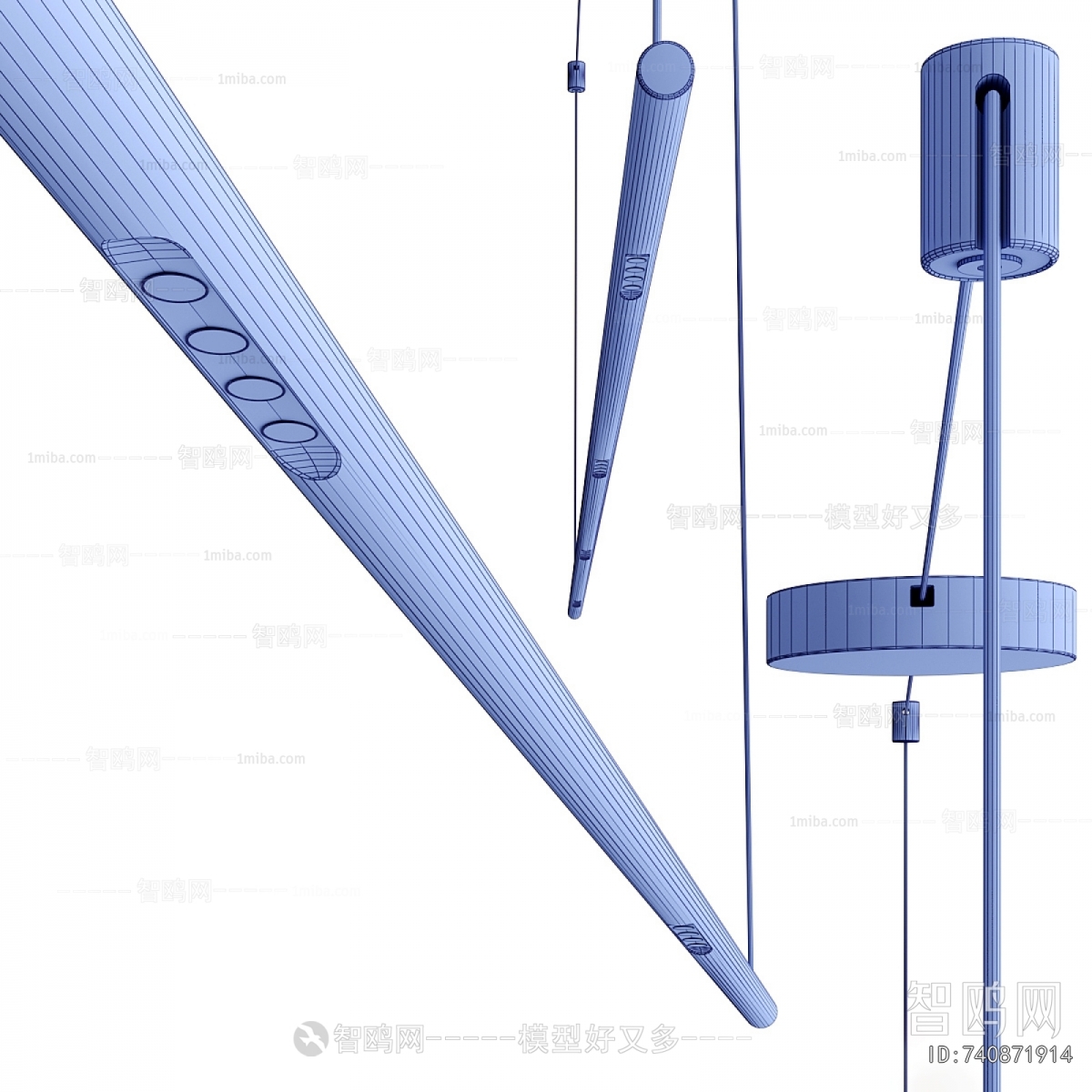 Modern Long Chandelier