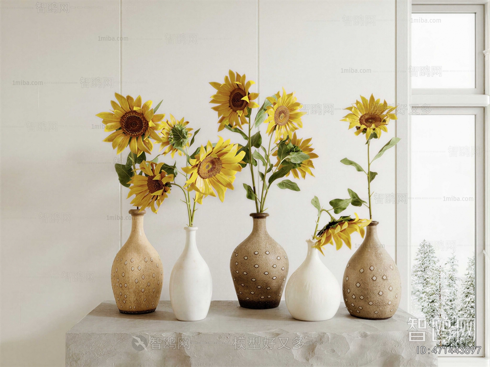 Modern Flower Arrangement