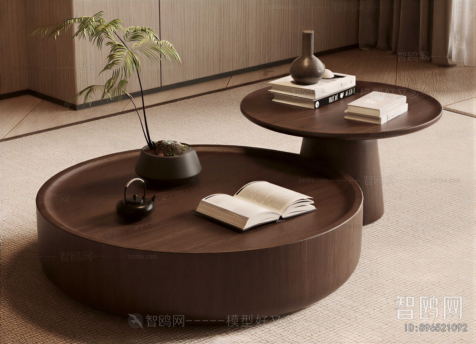 Wabi-sabi Style Coffee Table