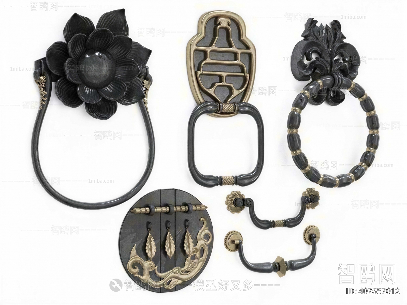 Chinese Style Door Handle