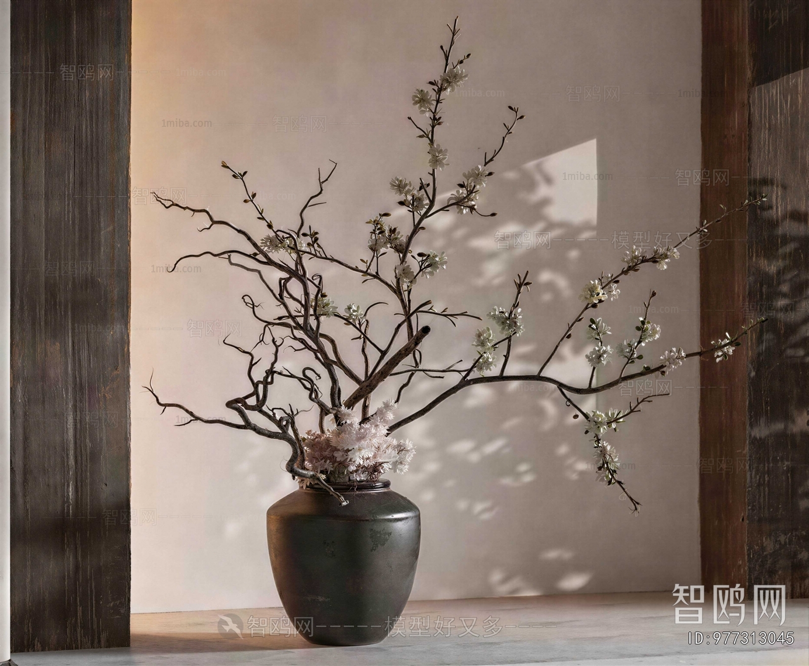 Wabi-sabi Style Dried Branch