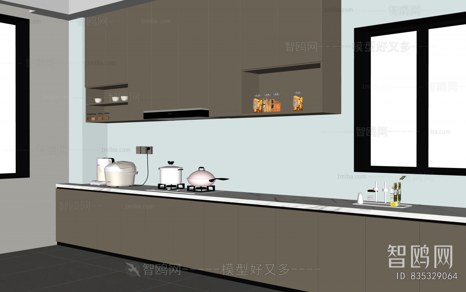 Modern Open Kitchen