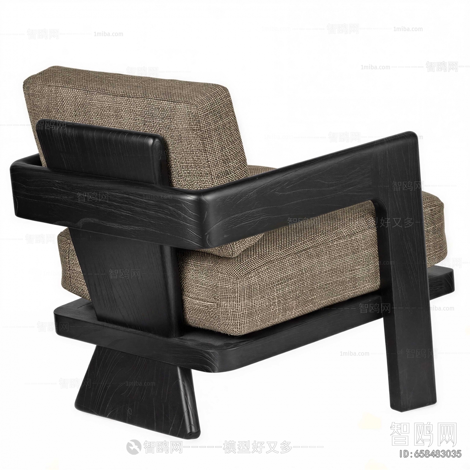 Wabi-sabi Style Lounge Chair