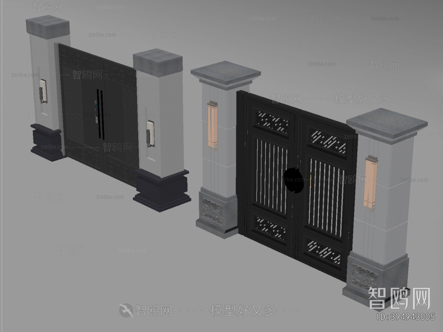 New Chinese Style Gate