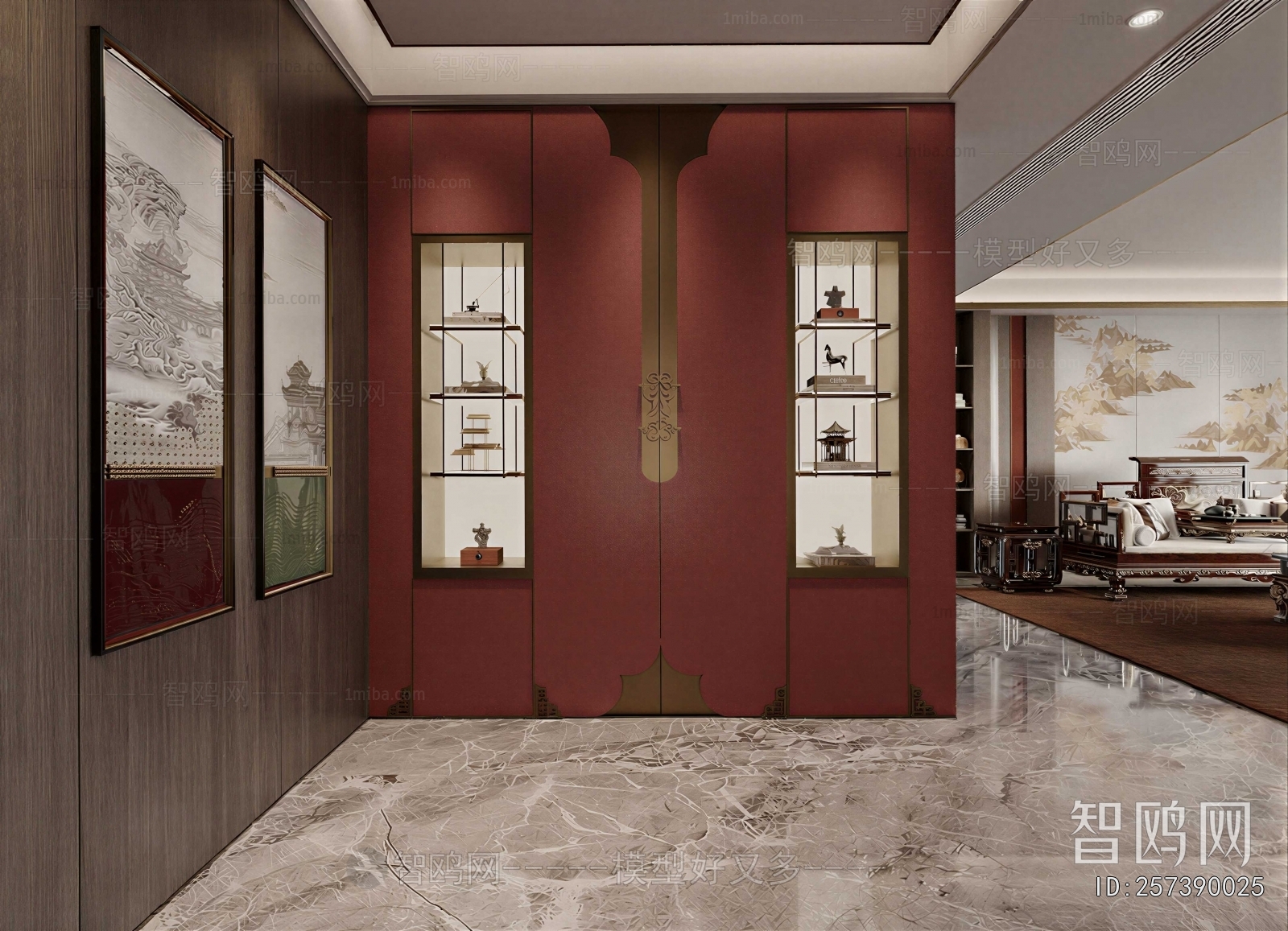 New Chinese Style Hallway