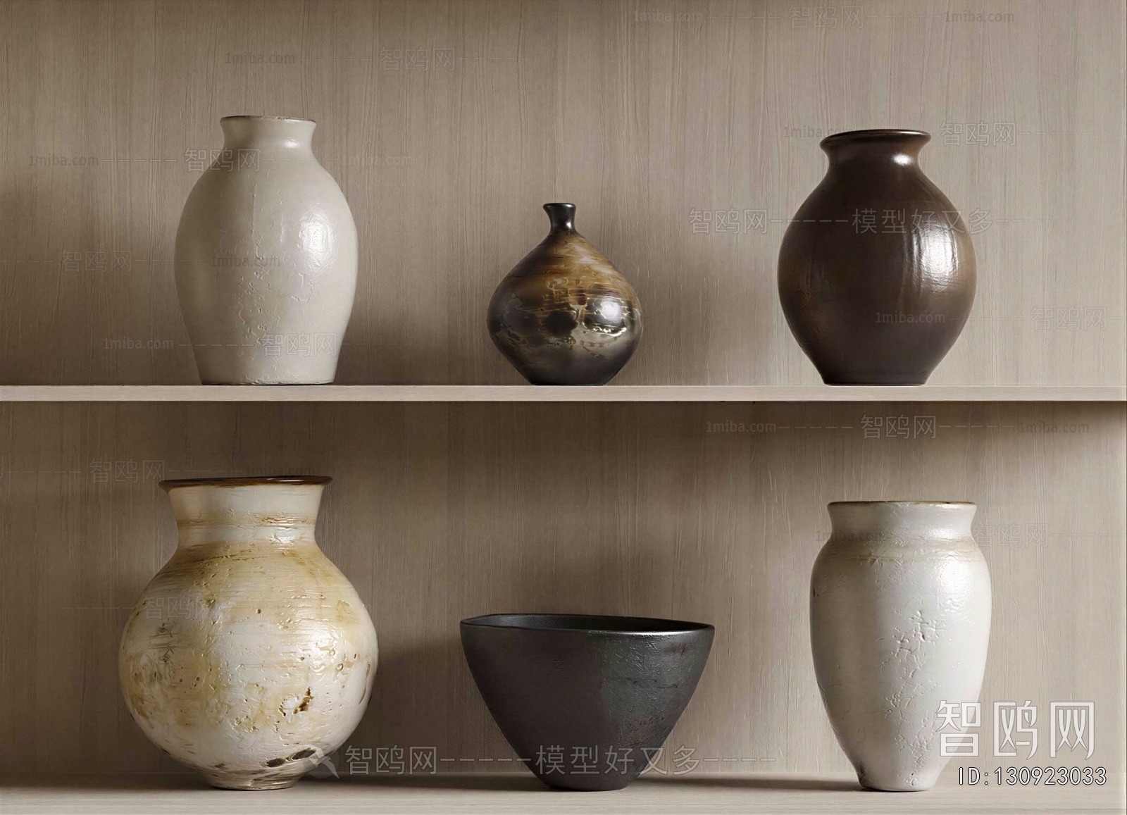 Wabi-sabi Style Clay Pot