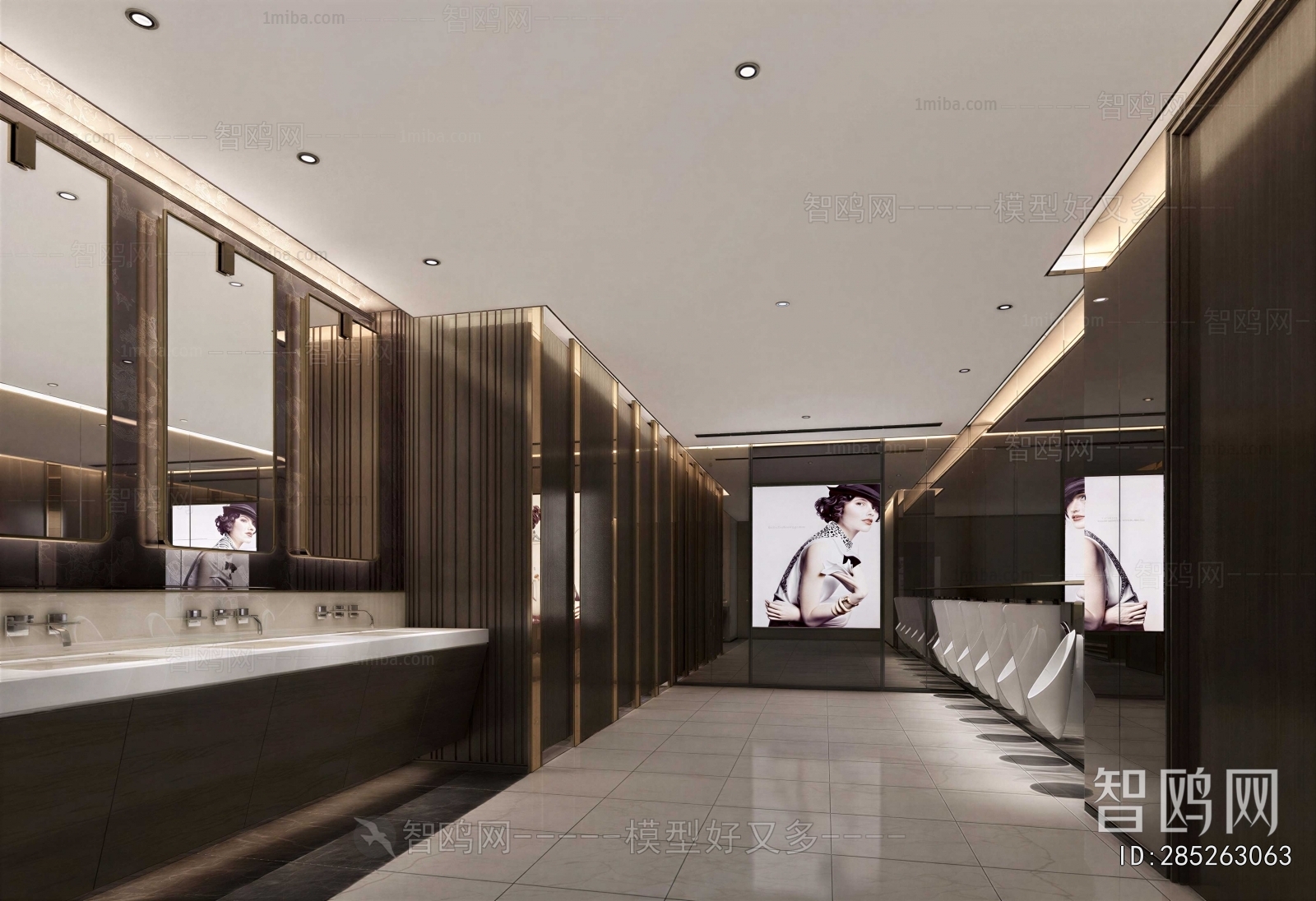 Modern Public Toilet